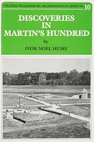 Imagen de archivo de Discoveries in Martin's Hundred a la venta por Front Cover Books