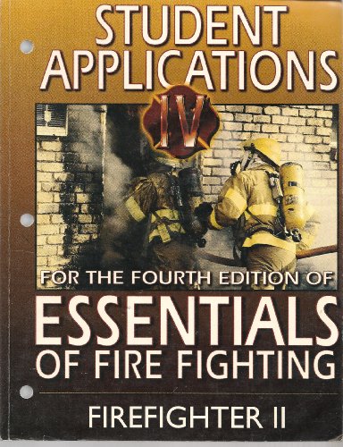 Beispielbild fr Firefighter II - Student Applications Set: For the Fourth Edition of Essentials of Fire Fighting zum Verkauf von HPB-Red