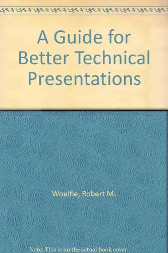 9780879420550: A Guide for Better Technical Presentations