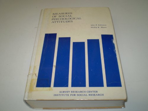 Beispielbild fr Measures of Social Psychological Attitudes zum Verkauf von Anybook.com