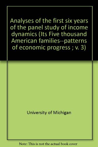 Stock image for Five Thousand American Families - Patterns of Economic Progress (Volume 3) for sale by Anybook.com
