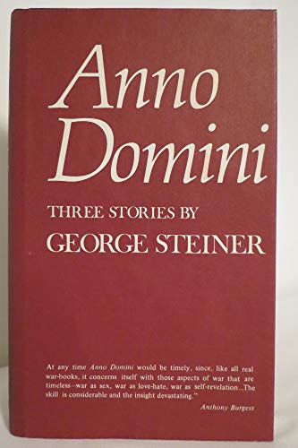 Anno Domini (9780879511135) by Steiner, George