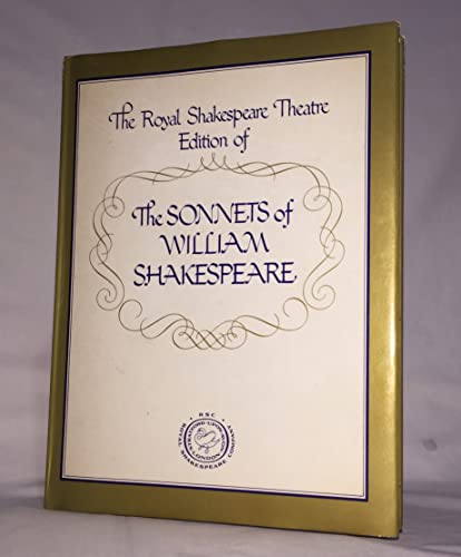 9780879514440: The Royal Shakespeare Theatre Edition of the Sonnets of William Shakespeare
