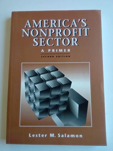 Imagen de archivo de America's Nonprofit Sector : A Primer a la venta por Better World Books: West
