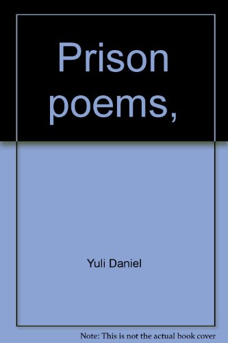 Stock image for Prison Poems for sale by Better World Books: West