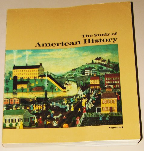 Beispielbild fr The Study of American History volume 1 zum Verkauf von Robinson Street Books, IOBA