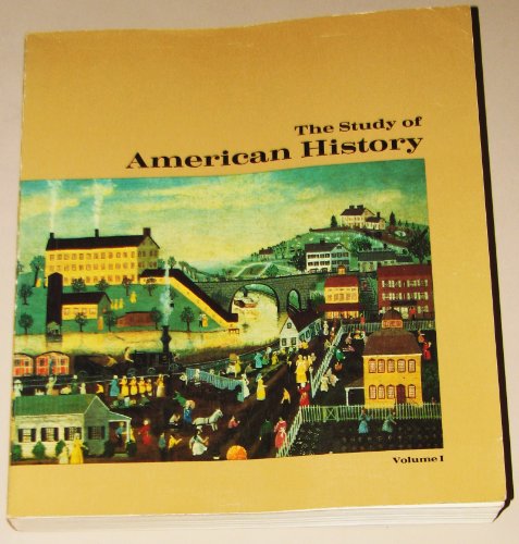 9780879670191: The Study of American History volume 1 [Paperback] by