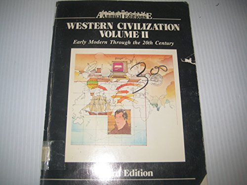 Beispielbild fr Western Civilization: Early Modern Through the 20th Century (Annual Editions Western Civilization) zum Verkauf von Wonder Book