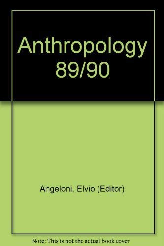 Stock image for Anthropology 89/90 for sale by Wonder Book
