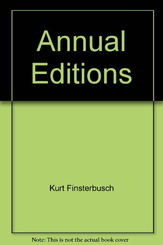 9780879678555: Annual Editions