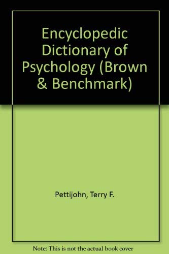 Stock image for Encyclopedic Dictionary of Psychology for sale by HPB-Red