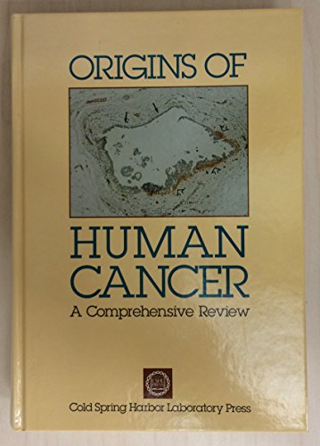 Beispielbild fr Origins of Human Cancer: A Comprehensive Review zum Verkauf von Wonder Book