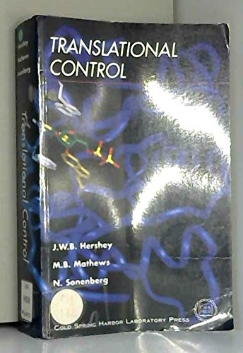 Beispielbild fr Translational Control (Cold Spring Harbor Monograph Series) zum Verkauf von HPB-Red