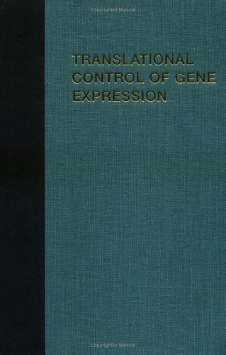 Beispielbild fr Translational Control of Gene Expression (Cold Spring Harbor Monograph Series) zum Verkauf von HPB-Red
