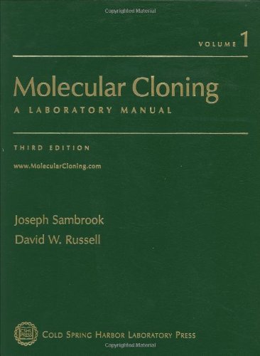 9780879695767: Molecular Cloning: A Laboratory Manual, Third Edition (3 Volume Set)