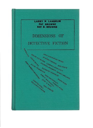 Beispielbild fr Dimensions of Detective Fiction zum Verkauf von Flying Danny Books