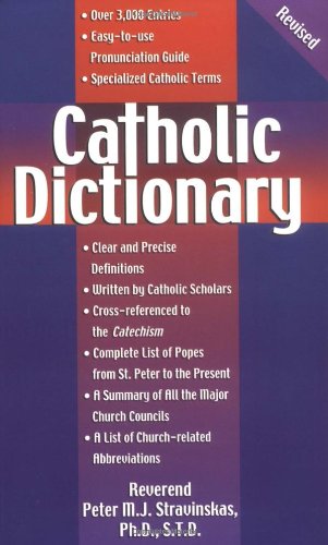 Beispielbild fr Catholic Dictionary zum Verkauf von SecondSale