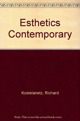 Beispielbild fr Esthetics Contemporary zum Verkauf von Wonder Book