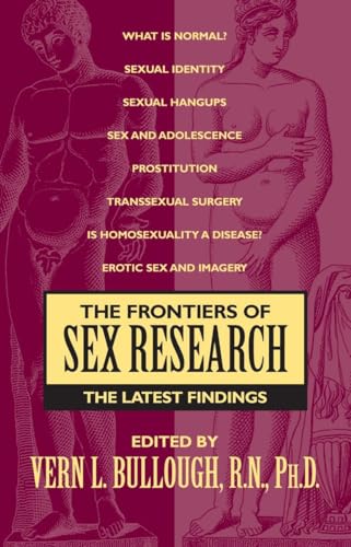 Imagen de archivo de The Frontiers of Sex Research (New Concepts in Sexuality) a la venta por Montclair Book Center