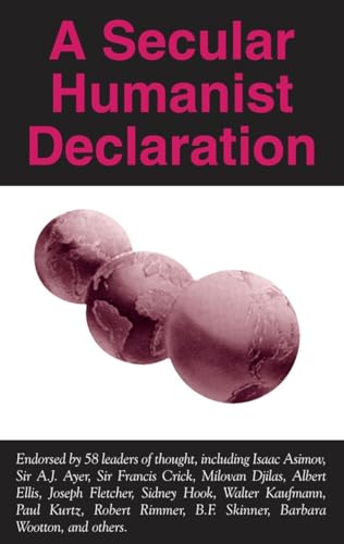 Stock image for A Secular Humanist Declaration for sale by BooksRun