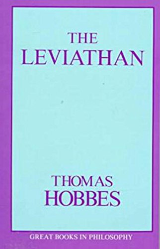 9780879754457: The Leviathan (Great Books in Philosophy)