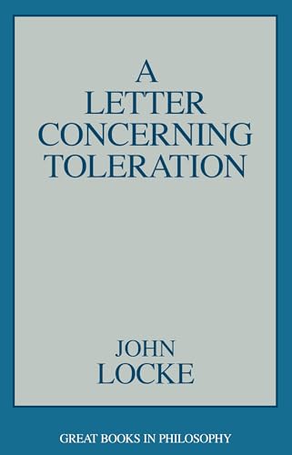 Beispielbild fr A Letter Concerning Toleration (Great Books in Philosophy) zum Verkauf von SecondSale