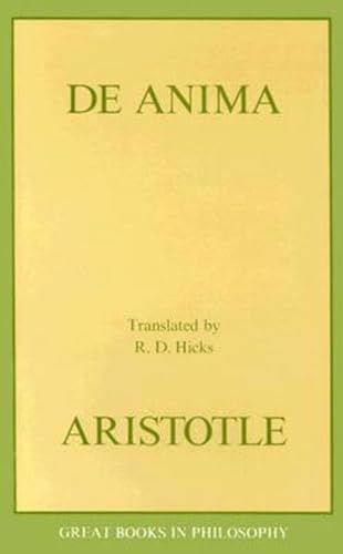 Imagen de archivo de De Anima (Great Books in Philosophy) a la venta por HPB-Emerald