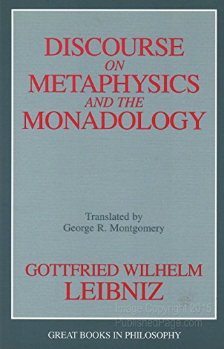 9780879757755: Discourse on Metaphysics and the Monadology (Great Books in Philosophy)