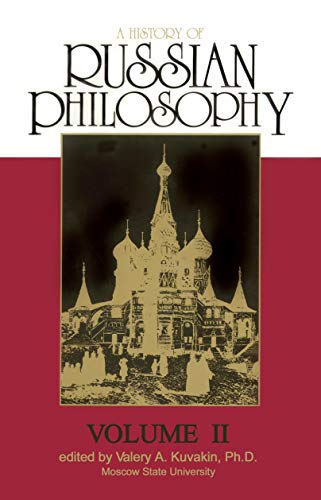 Imagen de archivo de A History of Russian Philosophy: From the Tenth to the Twentieth Centuries a la venta por Ergodebooks