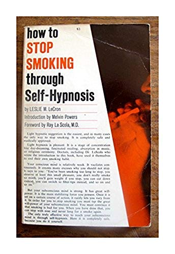 Stock image for How to Stop Smoking Thru Self-Hypnosis for sale by ThriftBooks-Dallas