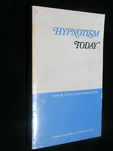 Stock image for Hypnotism Today for sale by Half Price Books Inc.
