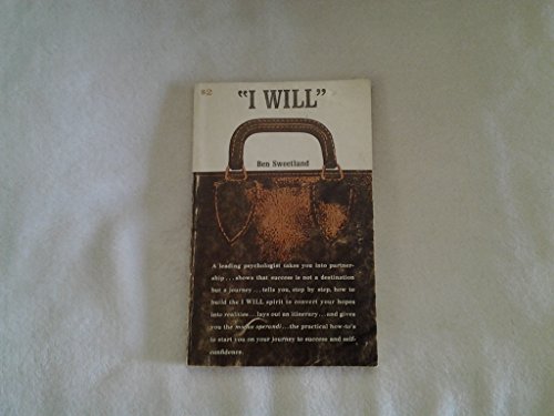 Imagen de archivo de I Will a la venta por Jenson Books Inc