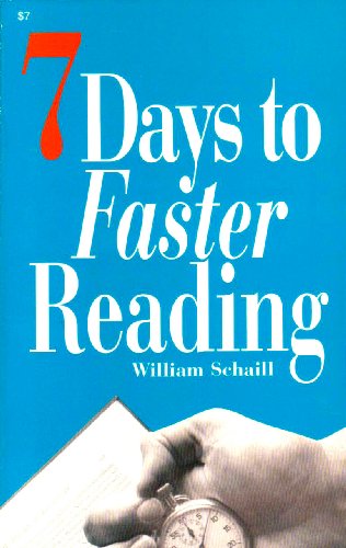 Beispielbild fr Seven Days to Faster Reading zum Verkauf von Wonder Book