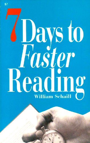 Stock image for Seven Days to Faster Reading for sale by Wonder Book