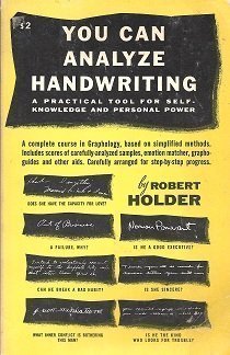 Beispielbild fr You Can Analyze Handwriting zum Verkauf von Hawking Books