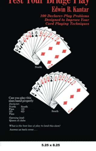 Beispielbild fr Test Your Bridge Play: 100 Declarer-Play Problems Designed to Improve Your Card Playing Techniques (Melvin Powers Self-Improvement Library) zum Verkauf von Wonder Book