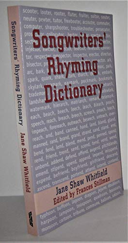 Imagen de archivo de Songwriters' Rhyming Dictionary a la venta por Ryde Bookshop Ltd