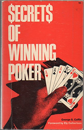 Beispielbild fr Secrets of winning poker zum Verkauf von HPB-Diamond