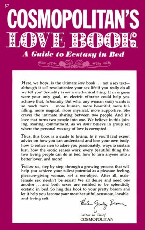 9780879803551: Cosmopolitan's Love Book: A Guide to Ecstasy in Bed