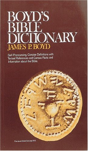 Imagen de archivo de Boyds Bible Dictionary a la venta por Hawking Books