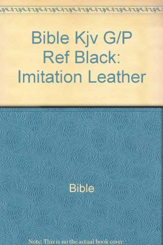 Holy Bible: Giant Print Reference Edition, King James Version (Black Imitation Leather) (9780879815578) by Anonymous