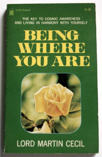 Beispielbild fr Being Where You Are zum Verkauf von Better World Books