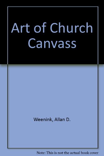 Imagen de stock para Art of Church Canvass