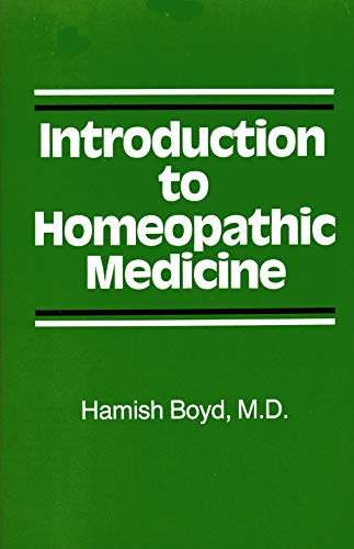 9780879833244: Introduction to Homeopathic Medicine