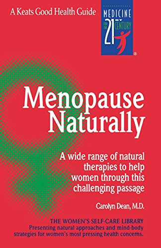 Stock image for Menopause Naturally (Keats Good Health Guides) for sale by Books Puddle