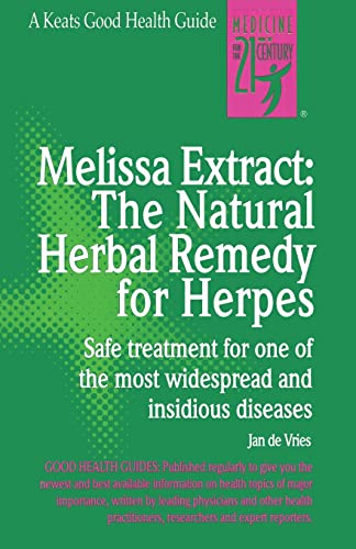 Stock image for Melissa Extract: the Natural Remedy for Herpes for sale by Better World Books