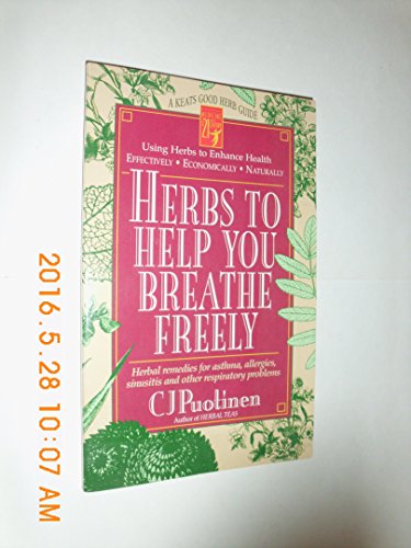 Imagen de archivo de Herbs to Help You Breathe Freely a la venta por Jenson Books Inc