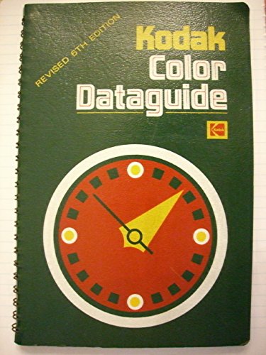 Imagen de archivo de Kodak Color Dataguide a la venta por Front Cover Books
