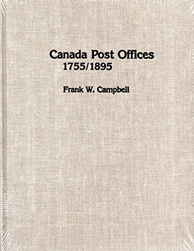 Stock image for Canada post offices, 1755-1895 for sale by Midtown Scholar Bookstore