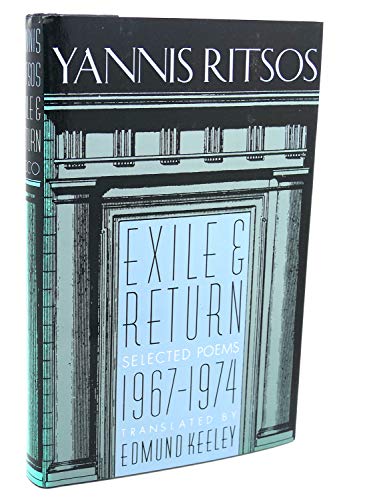 Imagen de archivo de Exile and Return: Selected Poems, 1967-74 a la venta por Yes Books